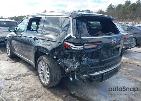 2021 Jeep Grand Cherokee L Summit 4X4 из США, поврежденный, VIN 1C4RJKEG9M8115905